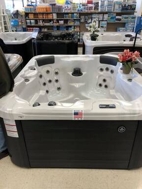 Photo of a spa in the Maltese Pool showroom